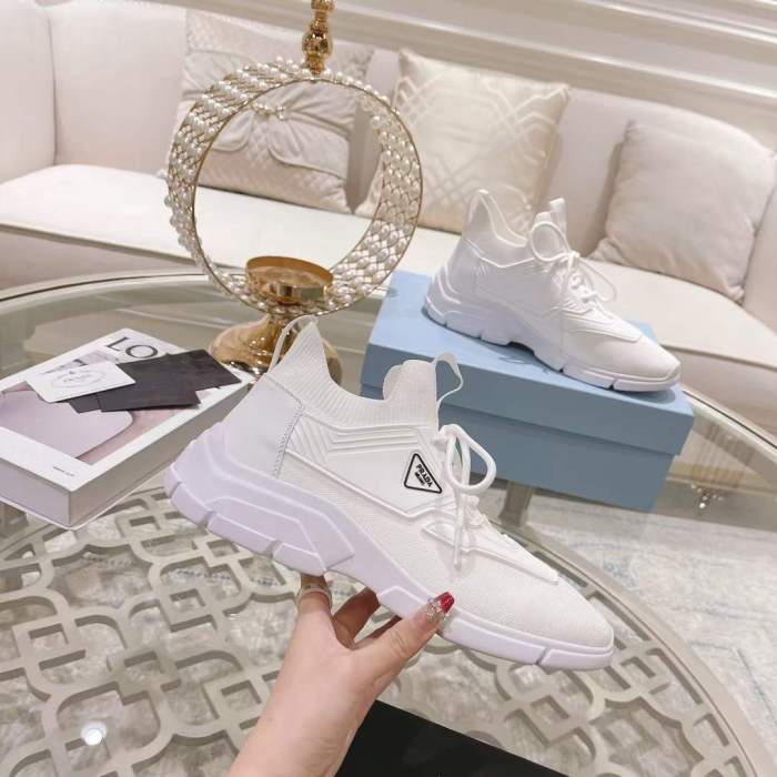Men and Women P*rada Top Sneakers Low CL 20230825-19