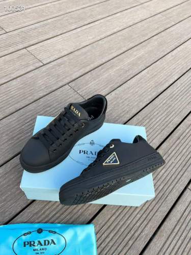Men and Women P*rada Top Sneakers High CL 20230825-6