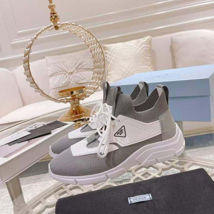 Men and Women P*rada Top Sneakers Low CL 20230825-16