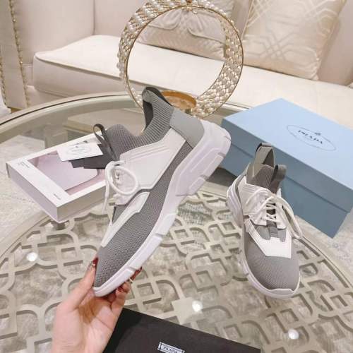 Men and Women P*rada Top Sneakers Low CL 20230825-16