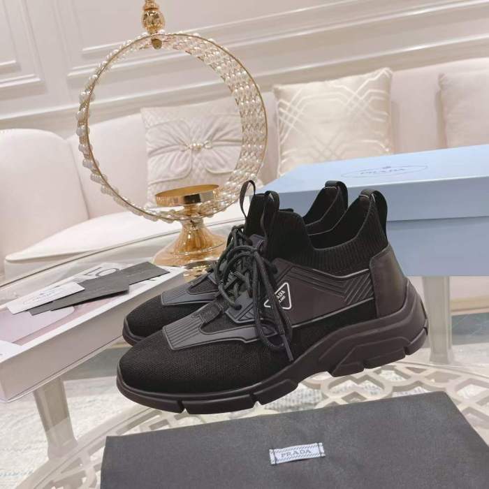 Men and Women P*rada Top Sneakers Low CL 20230825-17