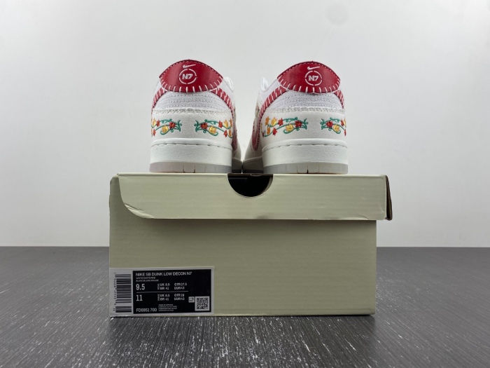 SB Dunk Low Decon N7 Opti Yellow University Red FD6951-700