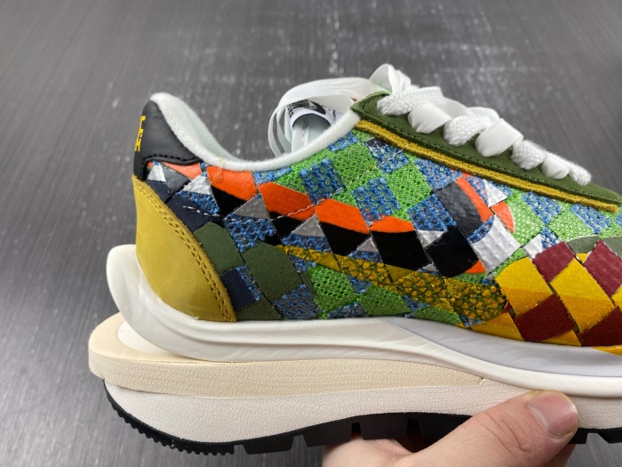 Waffle Woven Green Gusto sacai DR5209-300