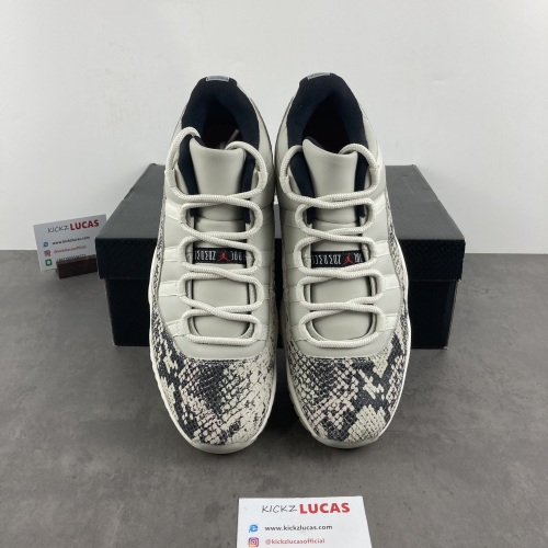 Air Jordan 11 Retro Low Snake Light Bone CD6846-002
