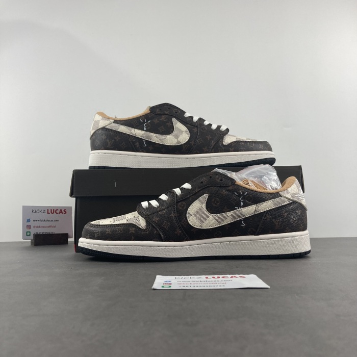Air Jordan 1 X L*V Retro Low Travis Scott imagine DM7866-216