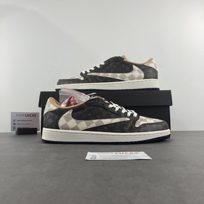 Air Jordan 1 X L*V Retro Low Travis Scott imagine DM7866-216