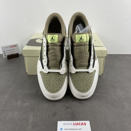 Air Jordan 1 Retro Low Golf Travis Scott Neutral Olive FZ3124-200