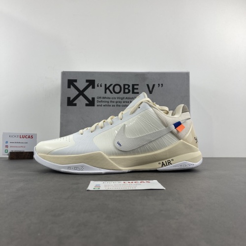 Latest 2023 Kobe 5 Protro Undefeated Rice White X Off White DB4796-101