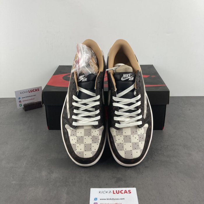 Air Jordan 1 X L*V Retro Low Travis Scott imagine DM7866-216