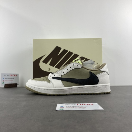 Air Jordan 1 Retro Low Golf Travis Scott Neutral Olive FZ3124-200