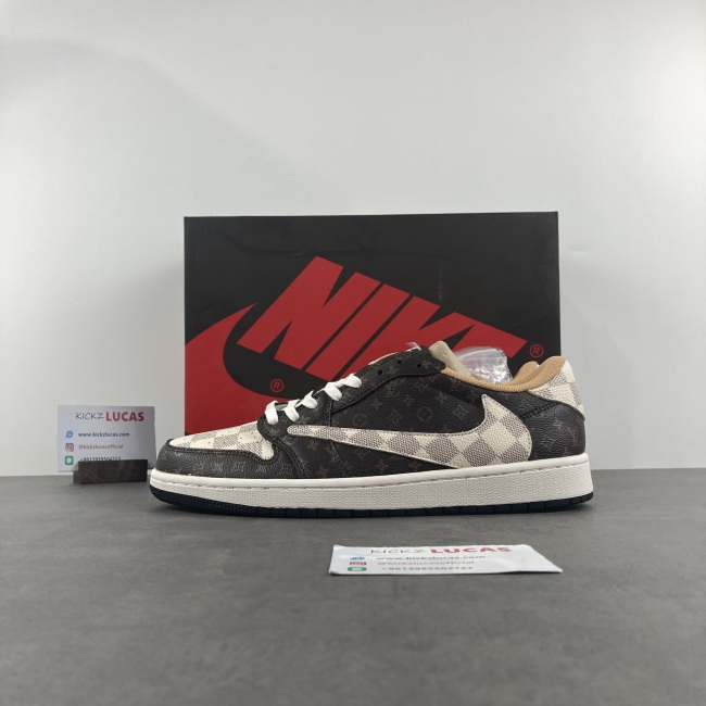 Air Jordan 1 X L*V Retro Low Travis Scott imagine DM7866-216