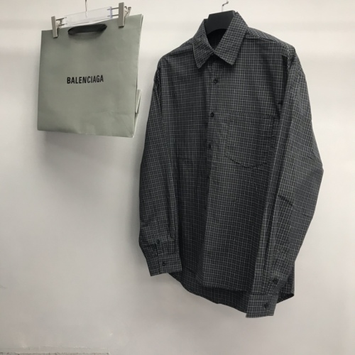 B*alenciaga  Shirt Top Quality DSX 20230921-14