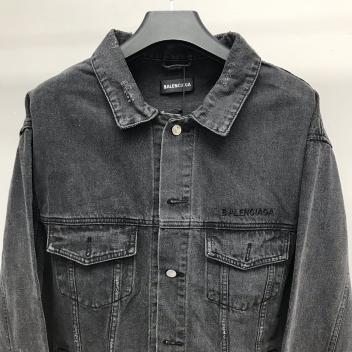 B*alenciaga Denim jacket Top Quality DSX 20230921-104