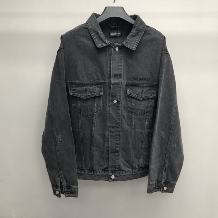 B*alenciaga Denim jacket Top Quality DSX 20230921-104