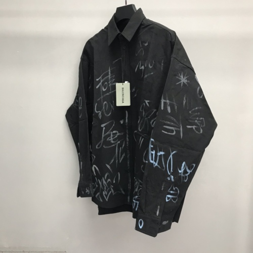 B*alenciaga  Shirt Top Quality DSX 20230921-16