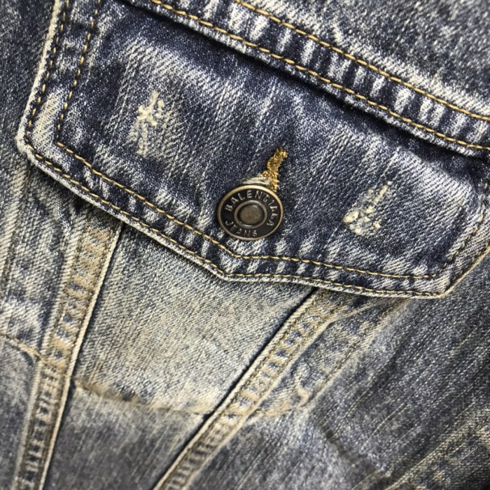 B*alenciaga Denim jacket Top Quality DSX 20230921-105
