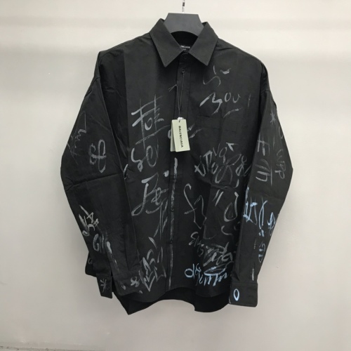 B*alenciaga  Shirt Top Quality DSX 20230921-16