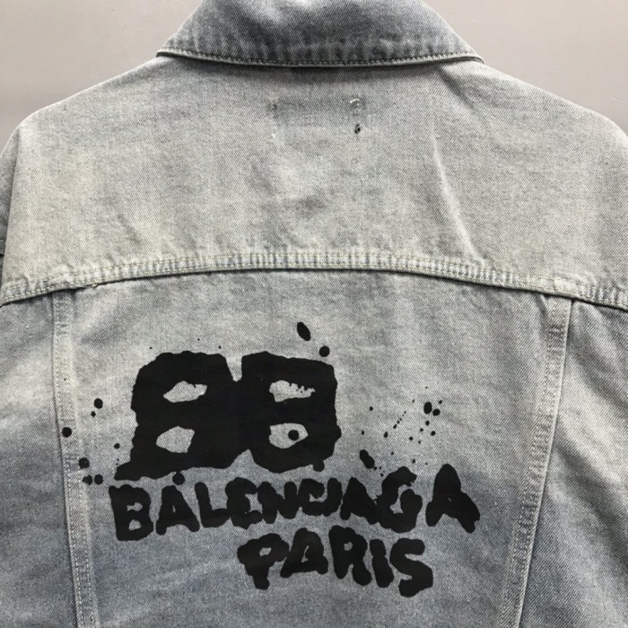 B*alenciaga Denim jacket Top Quality DSX 20230922-60