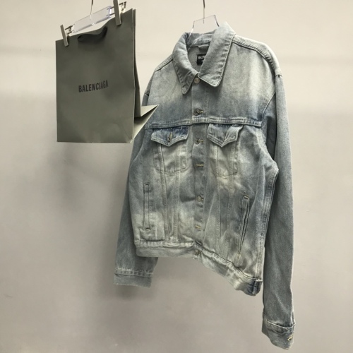B*alenciaga Denim jacket Top Quality DSX 20230922-60