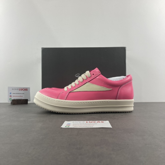 Men Women R*ick O*wens LOW Leather Top Sneaker KK221230-4