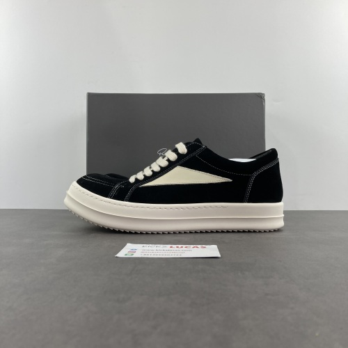 Men Women R*ick O*wens LOW Leather Top Sneaker CP 20231001-1