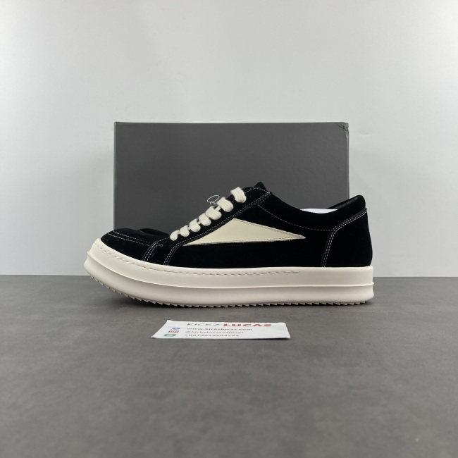 Men Women R*ick O*wens LOW Leather Top Sneaker CP 20231001-1