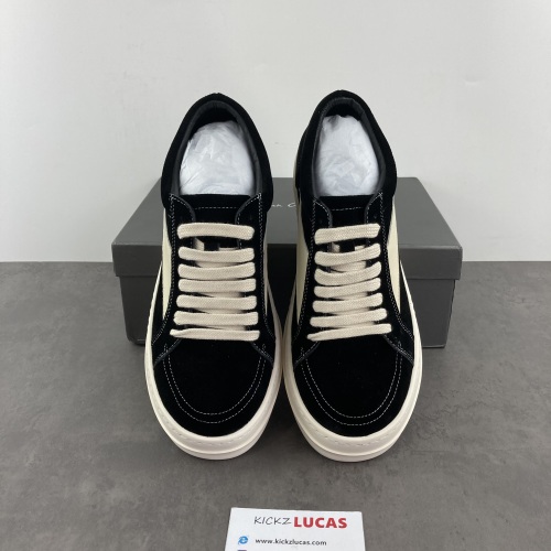 Men Women R*ick O*wens LOW Leather Top Sneaker CP 20231001-1