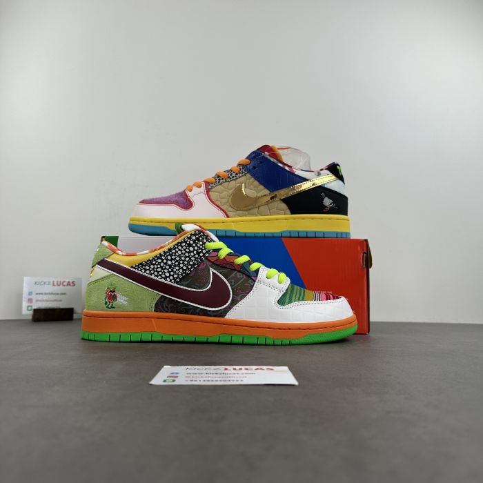 SB Dunk Low Johnnyhkicks Custom What The Dunk DM0807-600