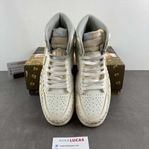 Air Jordan 1 Retro High OG SP Union Bephie's Beauty Supply Woven Sail  FD2565-100