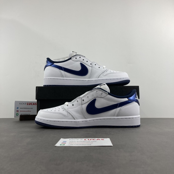 Air Jordan 1 Retro Low Metallic Blue  705329-106