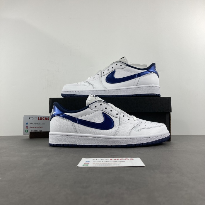 Air Jordan 1 Retro Low Metallic Blue  705329-106