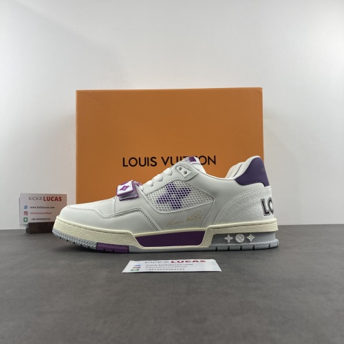 Men Women L*ouis V*uitton Top Sneakers RR20231009-3