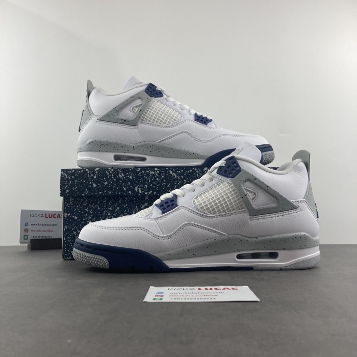 Air Jordan 4 Retro White Midnight Navy DH6927-140