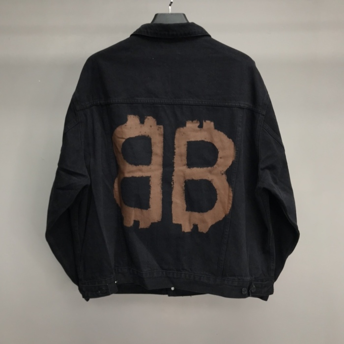 B*alenciaga Denim jacket Top Quality DSX 20230927-25