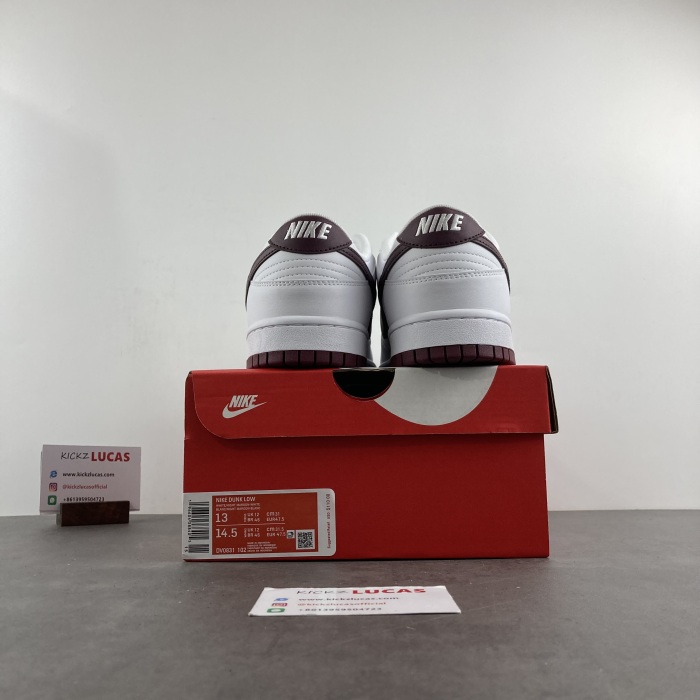 Dunk Low Retro White Night Maroon DV0831-102