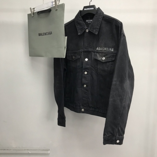B*alenciaga Denim jacket Top Quality DSX 20231009-38