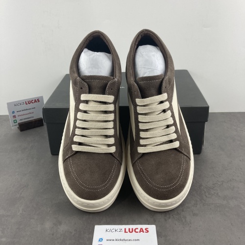 Men Women R*ick O*wens LOW Suede Top Sneaker KK221230-3