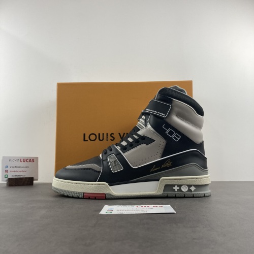 Men Women L*ouis V*uitton Top Sneaker High RR20231009-3