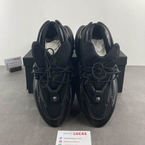 Women Men B*almain Unicorn Low-Top Black MK221225-2