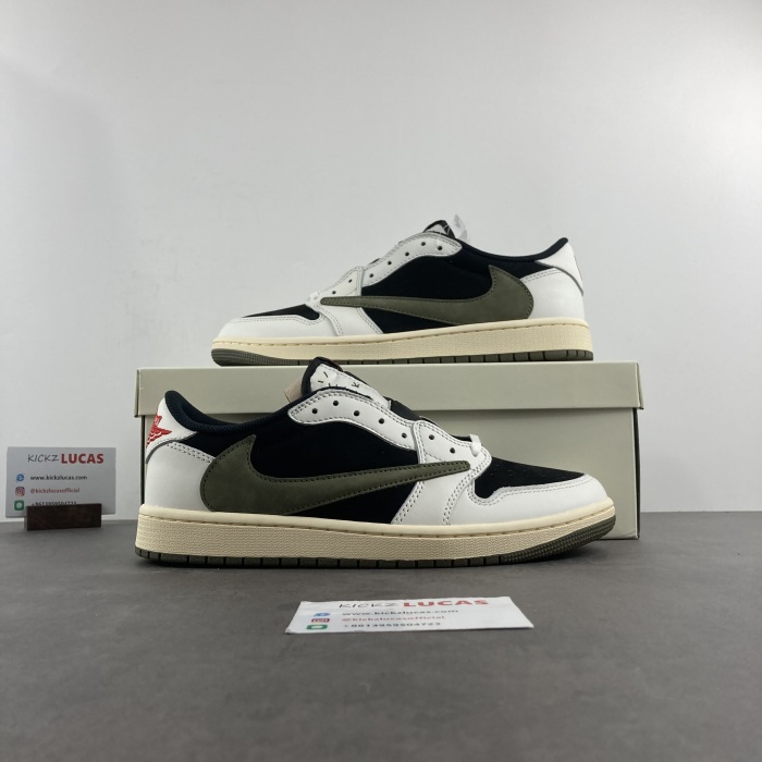 Air Jordan 1 x Travis Scott Olive DZ4137-106