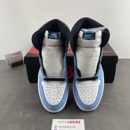 Air Jordan 1 Retro High White University Blue black 555088-134
