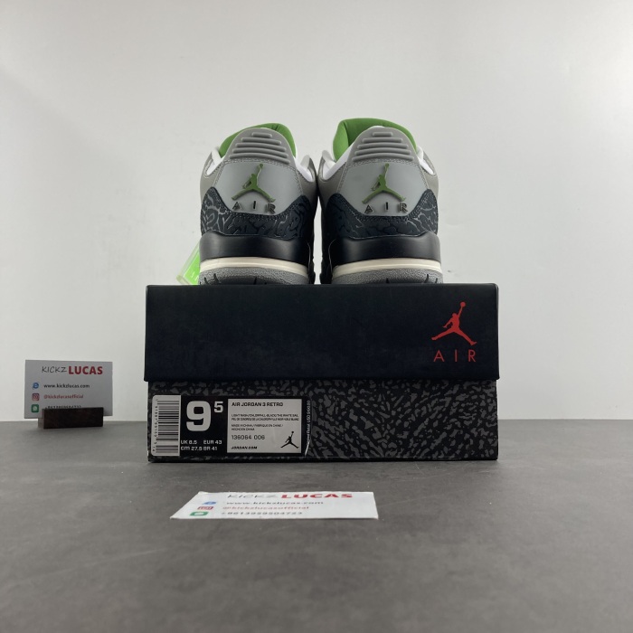 Air Jordan 3 Retro Chlorophyll 136064-006