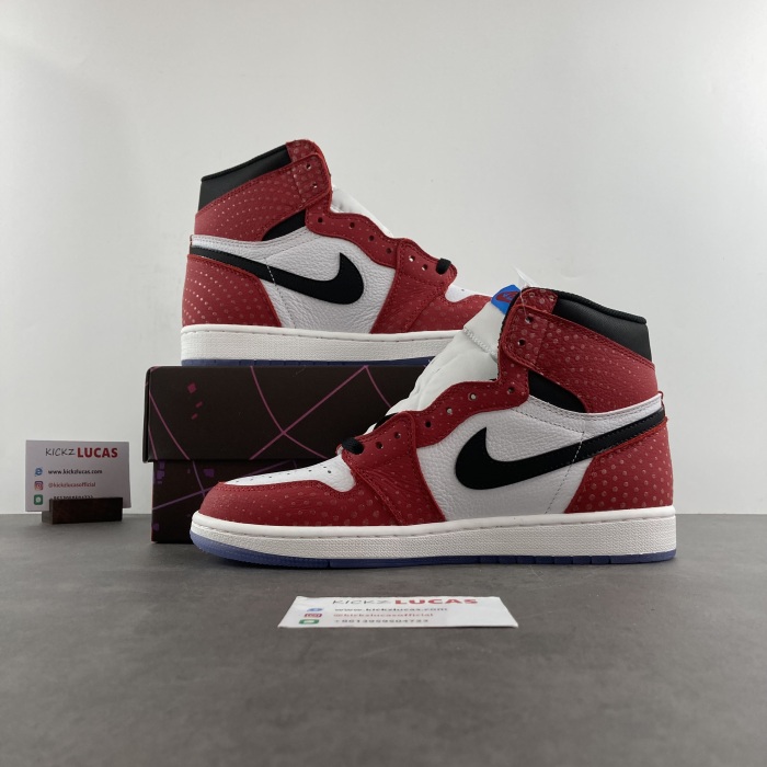 Air Jordan 1 Retro High Spider-Man Origin Story  555088-602
