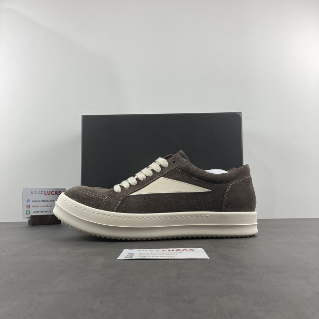 Men Women R*ick O*wens LOW Suede Top Sneaker KK221230-3