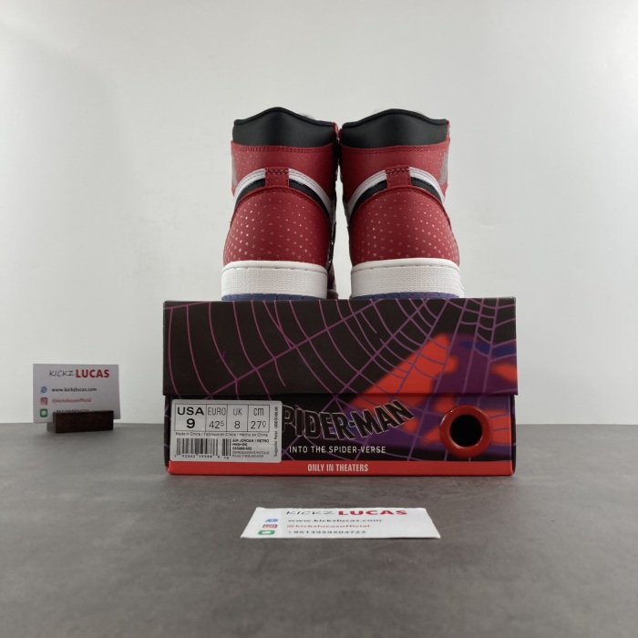 Air Jordan 1 Retro High Spider-Man Origin Story  555088-602