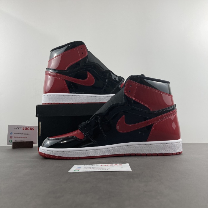 Air Jordan 1 Retro High OG Patent Bred  555088-063