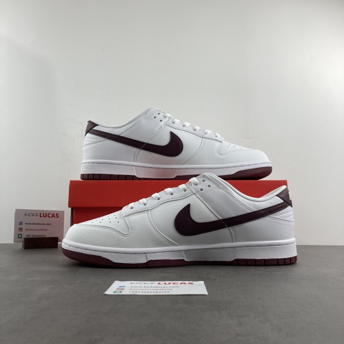 Dunk Low Retro White Night Maroon DV0831-102