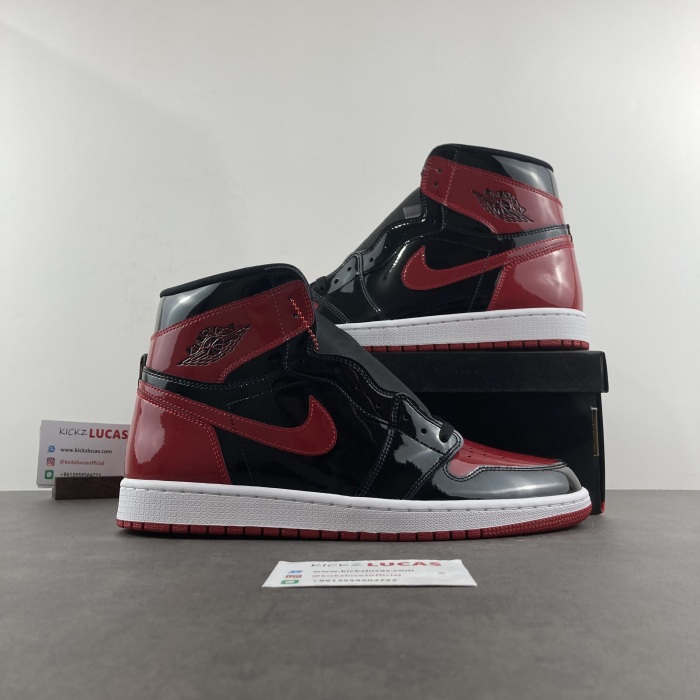 Air Jordan 1 Retro High OG Patent Bred  555088-063