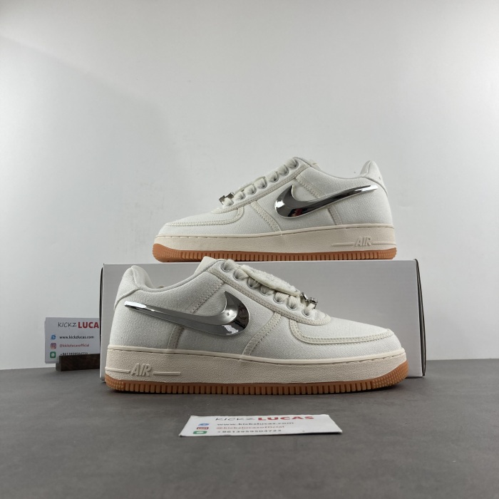 Air Force 1 Low Travis Scott Sail  AQ4211-101