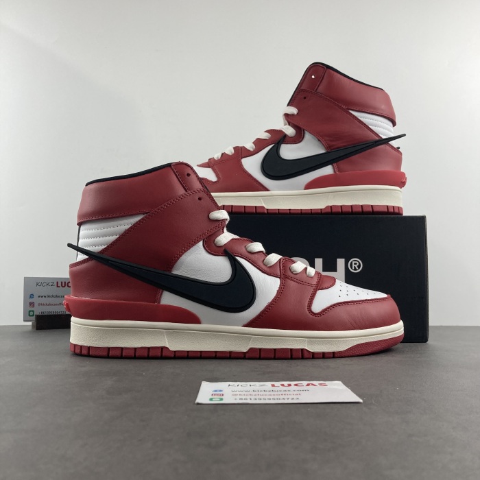 Dunk High AMBUSH RED CU7544-102